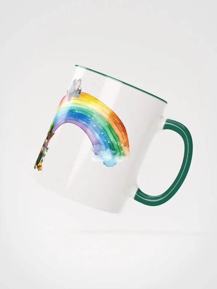 At the End of the Rainbow Ceramic Mug | 11oz & 15oz Whimsical Drinkware product image (2)