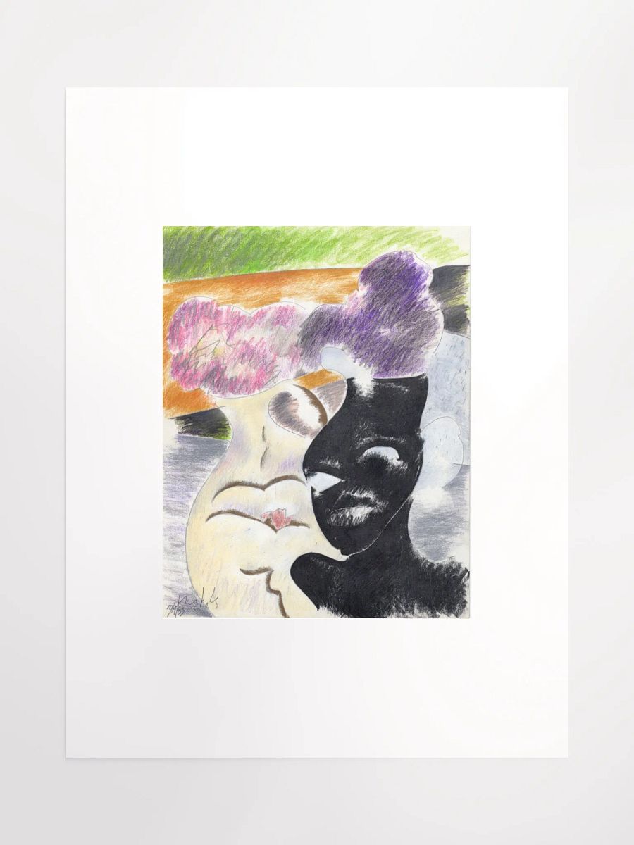 flowers in vases 1983 print product image (3)