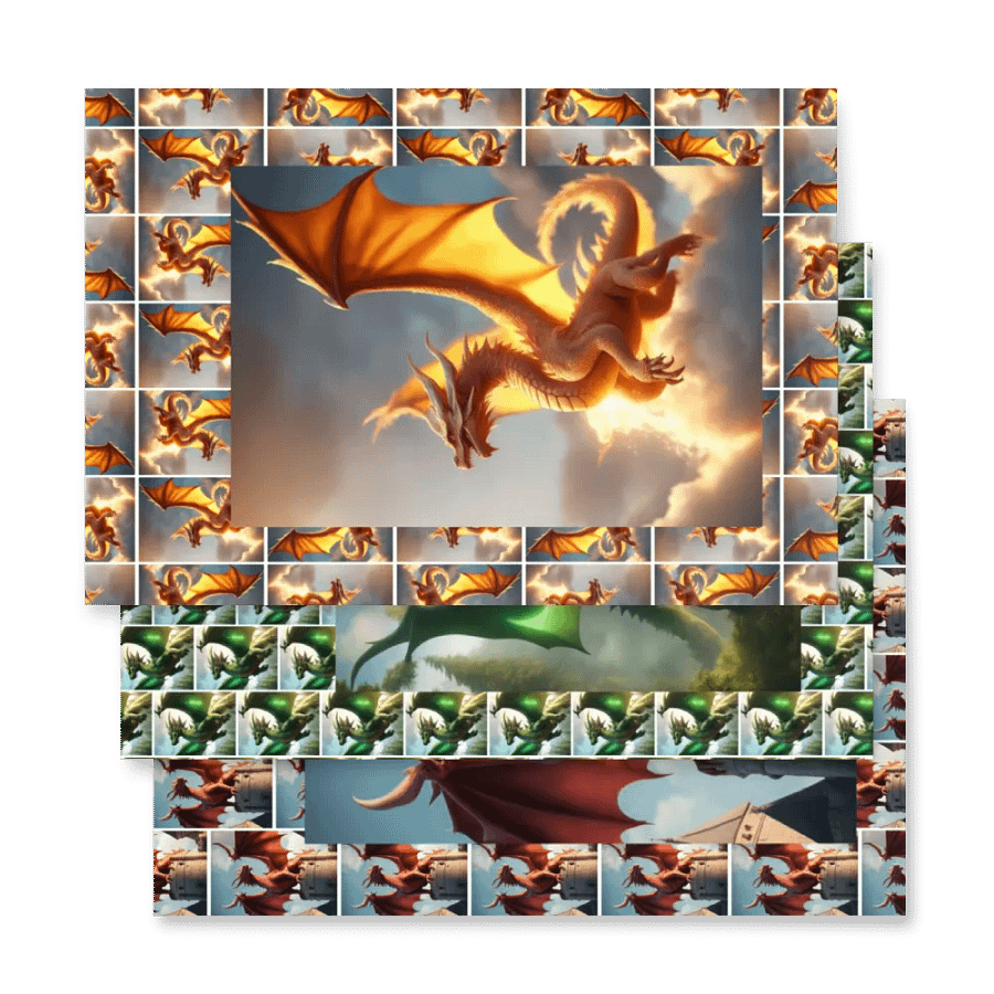 Dragon's Lair Wrapping Paper Set product image (9)