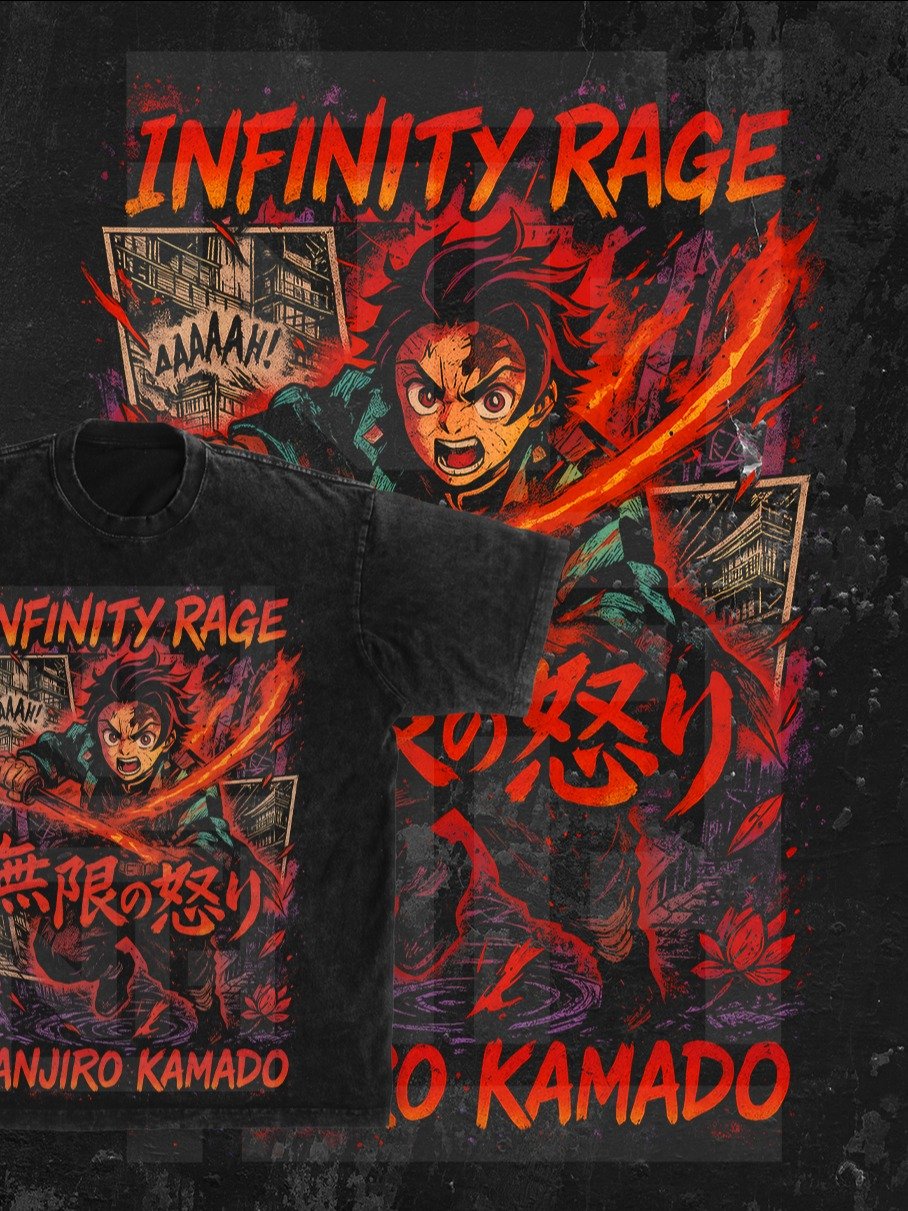 TANJIRO KAMADO Demon slayer | Kimetsu no Yaiba t-shirt PNG design product image (1)