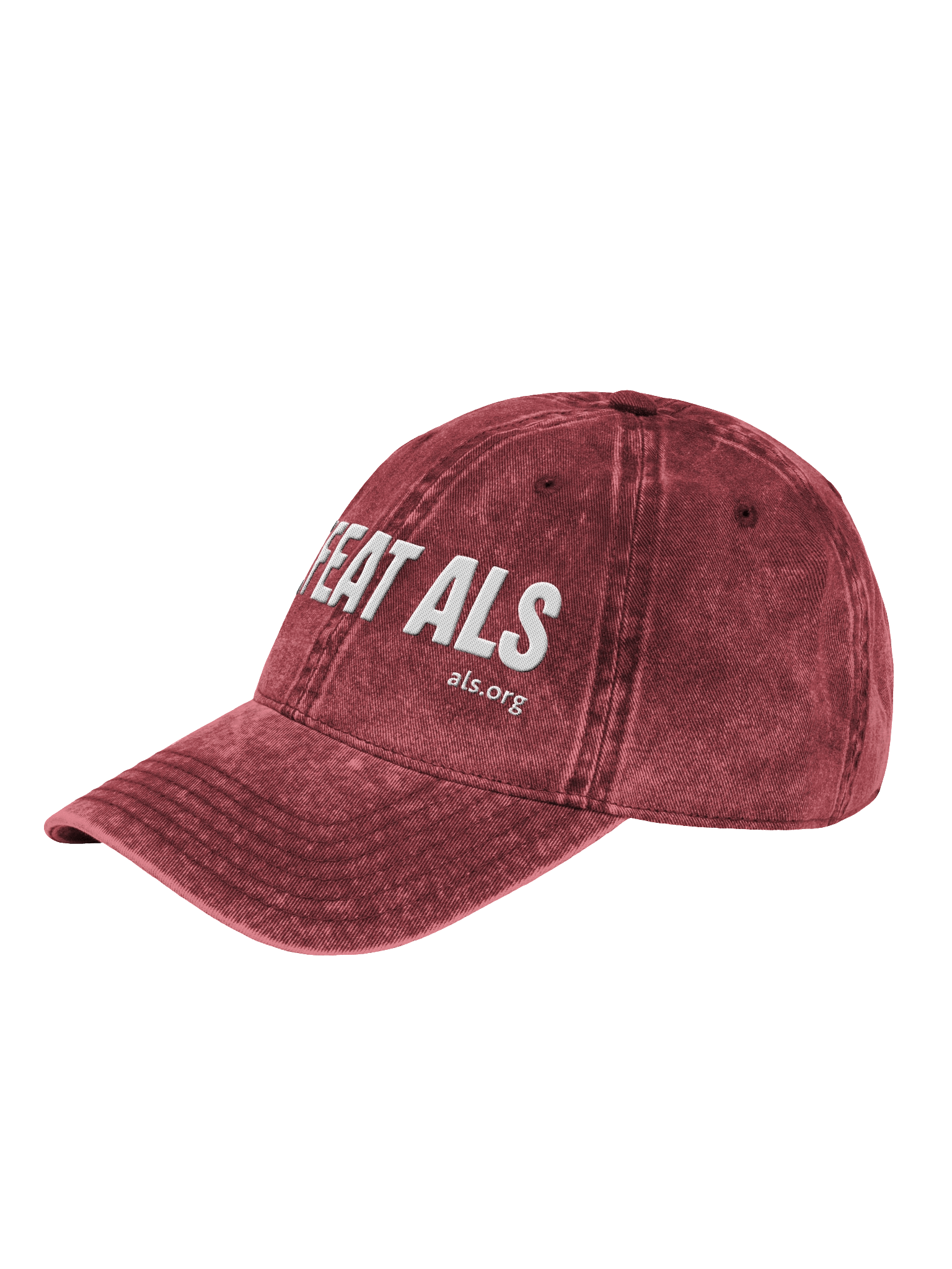 Defeat ALS Vintage Wash Hat - Straight Text product image (4)