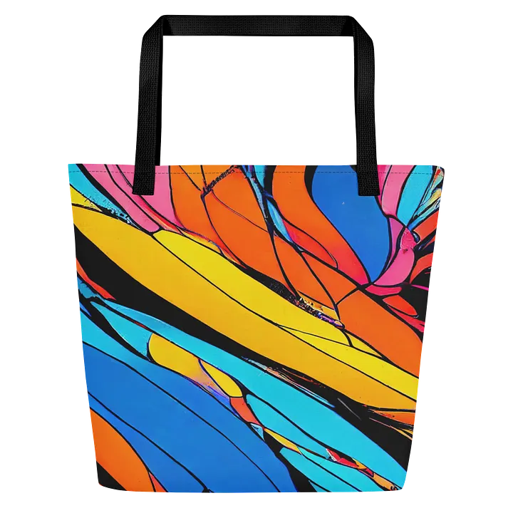Vibrant Swirls All-Over Tote Bag product image (1)