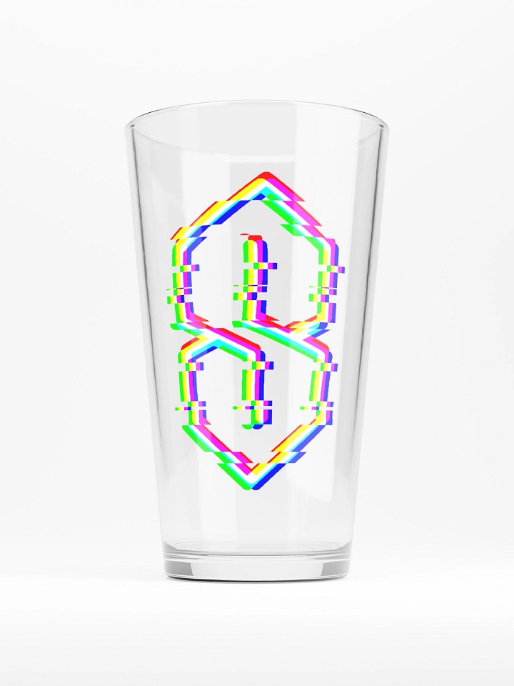 Glitch Era Pint Glass product image (1)