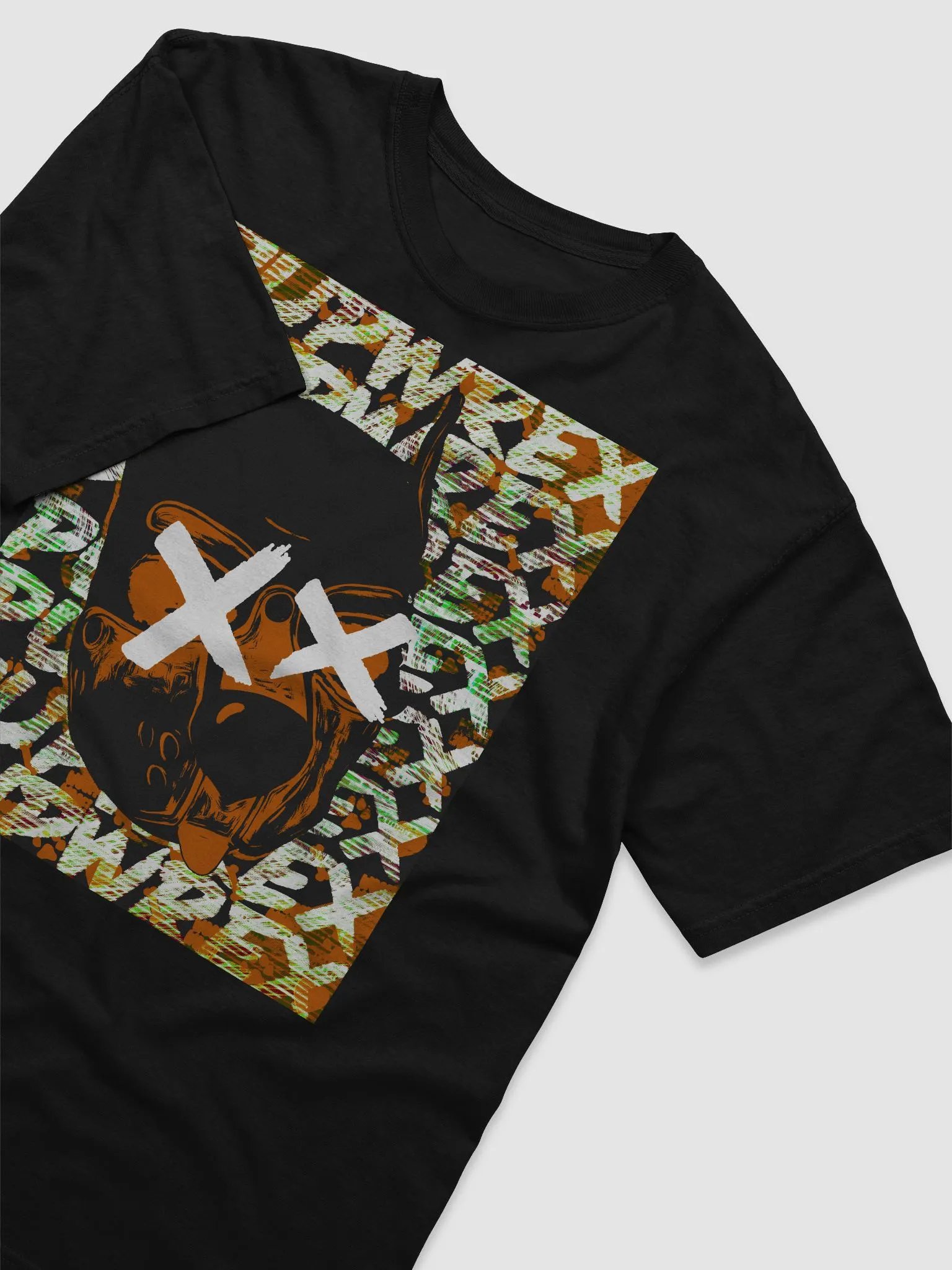 PupWrex - Killer Pup Orange - Dyed Heavyweight T-Shirt product image (3)