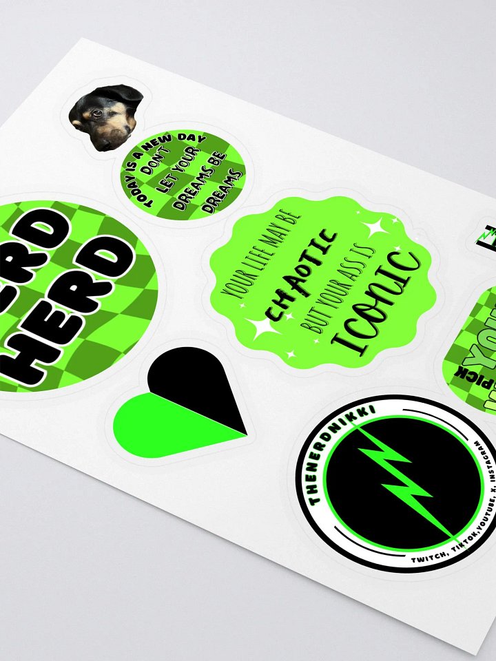 TheNerdNikki Sticker Sheet product image (2)