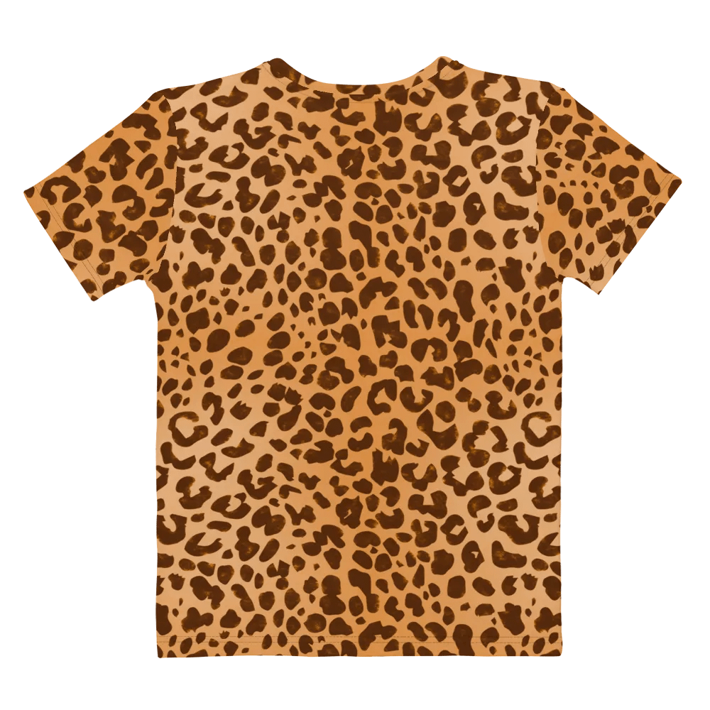 Brown Leopard Print Women's T-Shirt product image (8)
