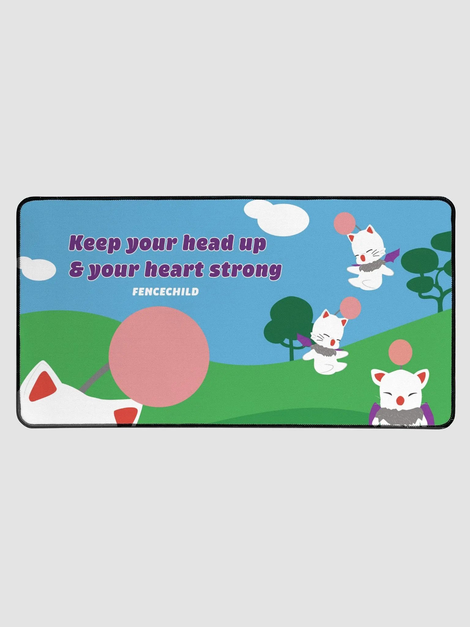 Fencer's Motto Moogly Desk Mat product image (1)