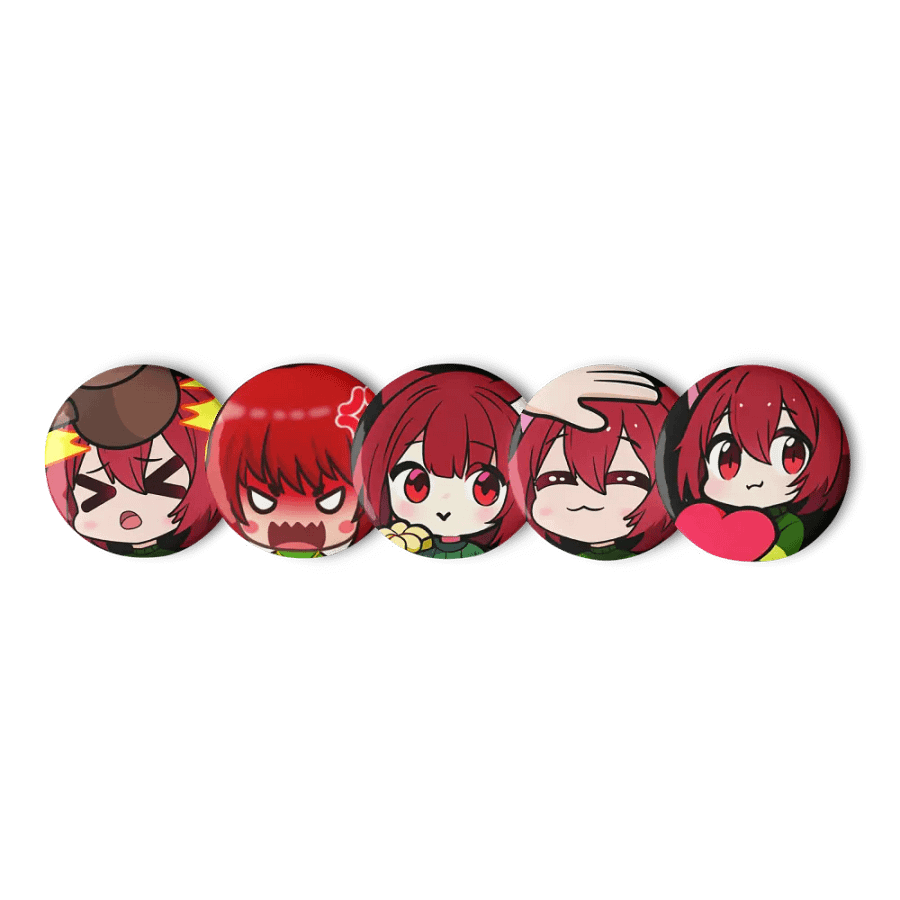 Legacy Neko Cyn - Emote Button Pins product image (1)
