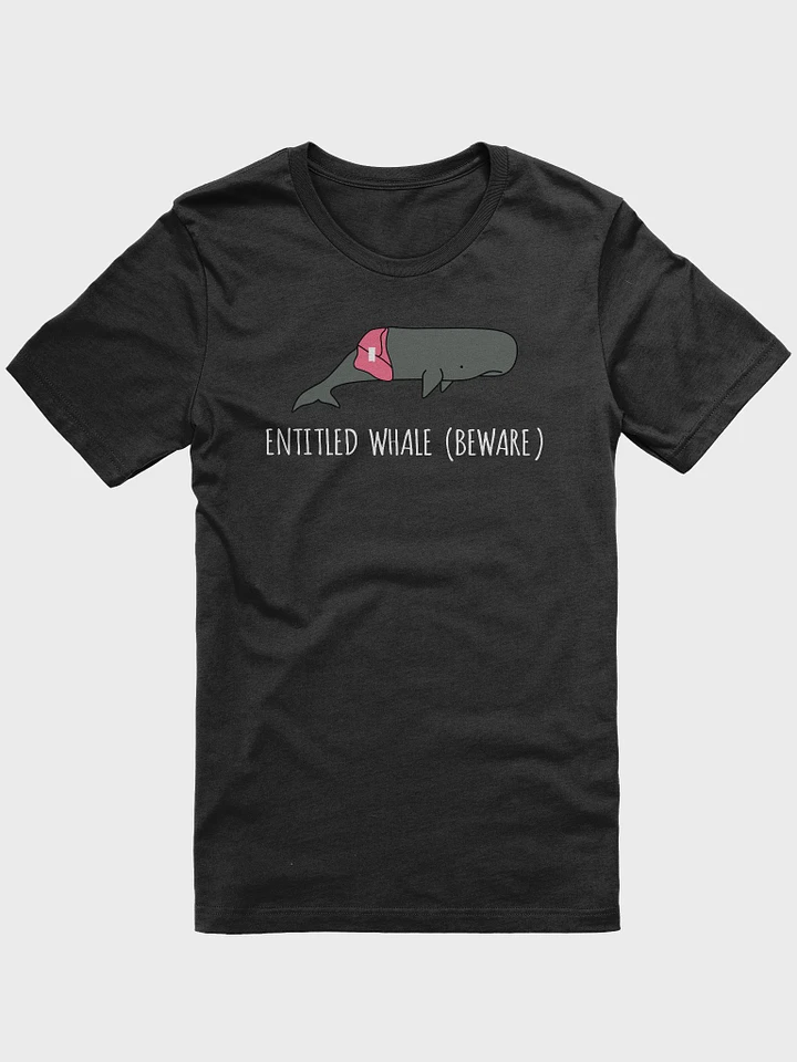 Entitled Whale - Black T-Shirt product image (1)
