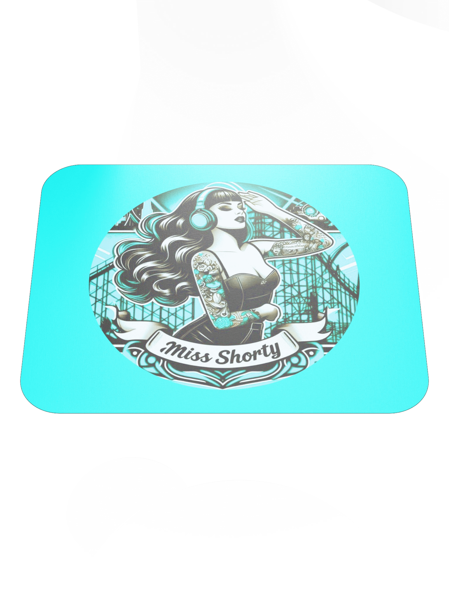 OG Miss Shorty Mouse Pad - Teal product image (1)