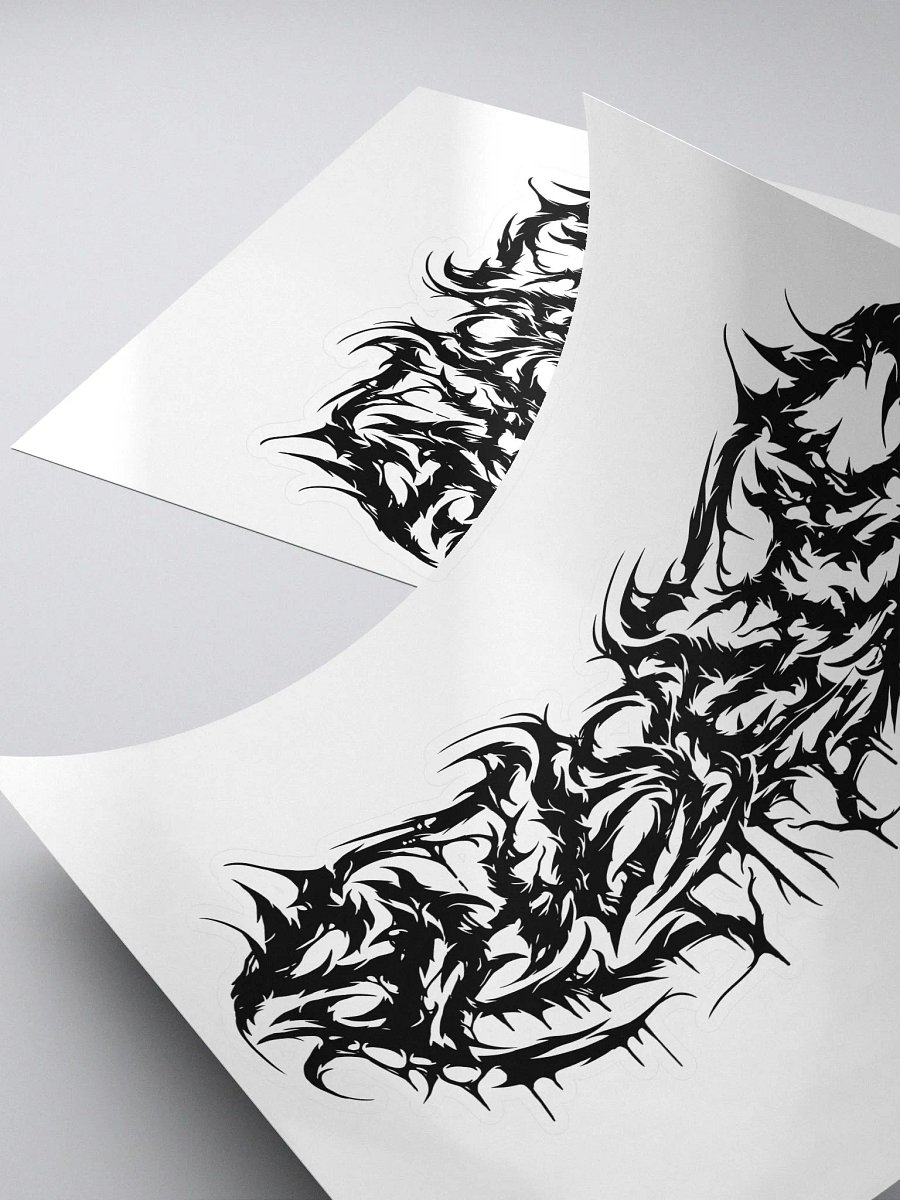 shelBOO Metal Logo Sticker - Black product image (4)