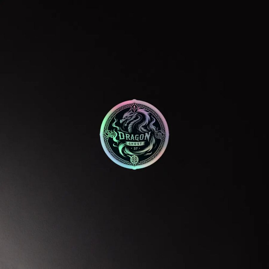 Dragon_Ghost Holographic Sticker product image (4)