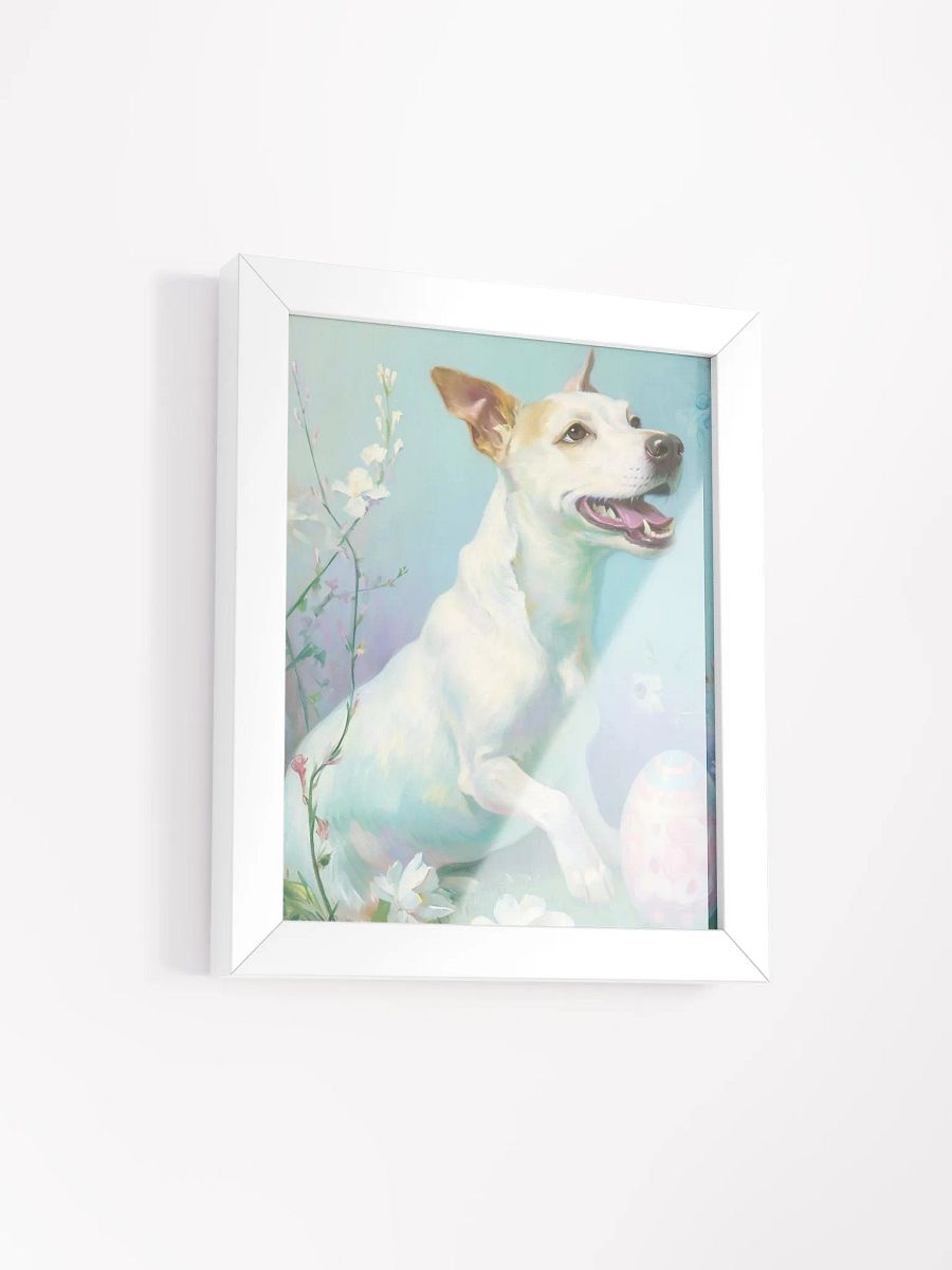 Easter Paws: Serene Dog in Flower Field product image (2)