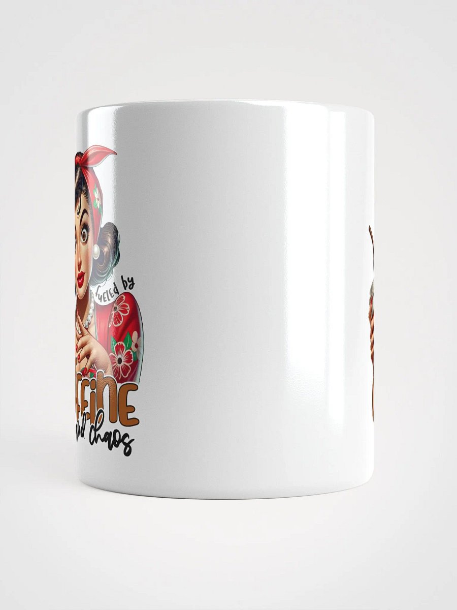 Fueled by Caffeine and Chaos Retro Mug product image (5)