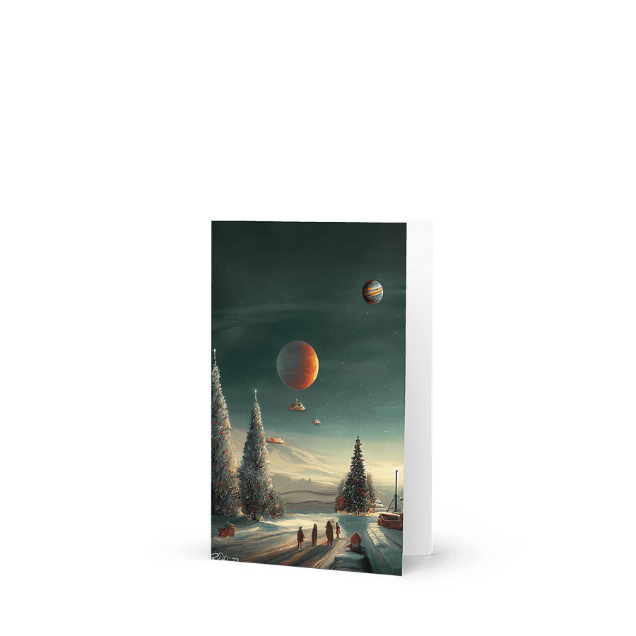 Xmas in Space Greeting Card product image (1)