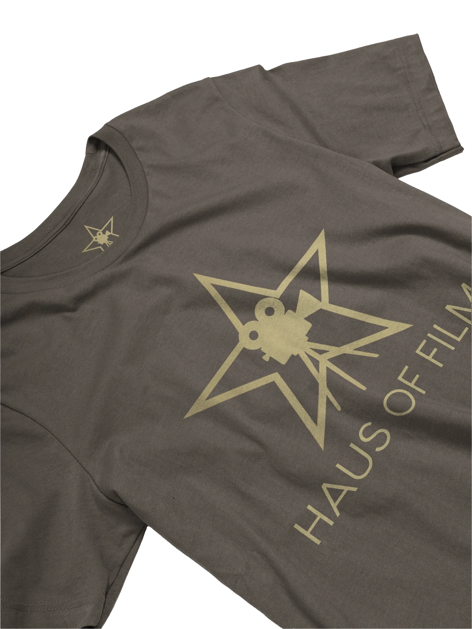 Haus of Film Logo (Gold) Concert Tee Fit Unisex T-Shirt product image (87)