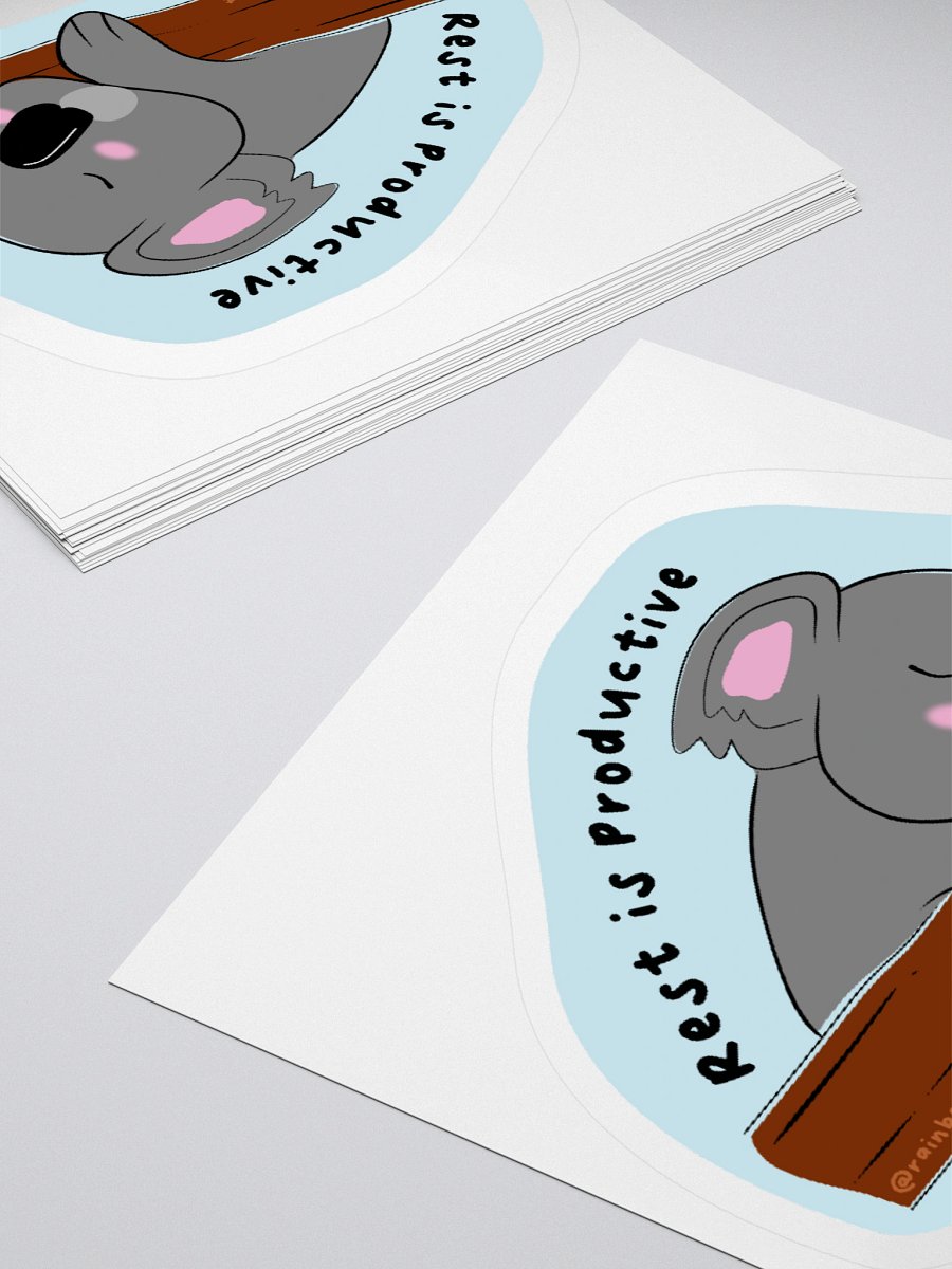 Rest is Productive Sticker product image (10)