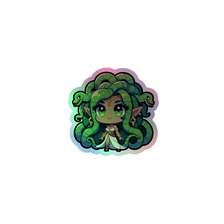 Medusa Holographic sticker product image (1)