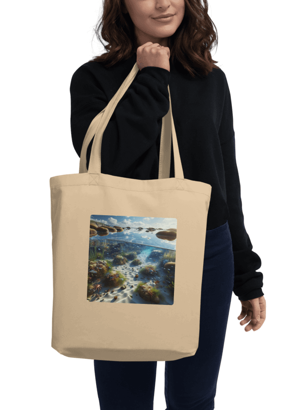 Harmonious Seascape Eco Tote | AI Design product image (1)