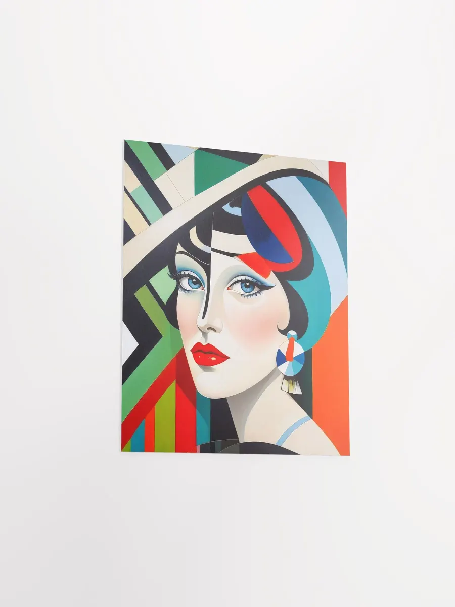 Vibrant Suzy - Flapper Girl - Poster - Small and Standard Sizes - 8x10-11x14-12x16-16x20 Inches product image (11)