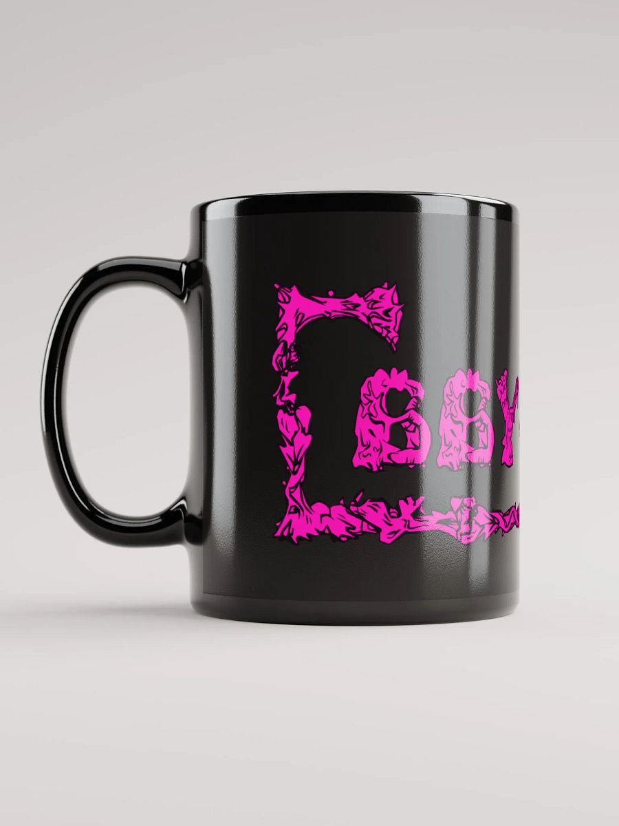 bby grl mug all black product image (12)