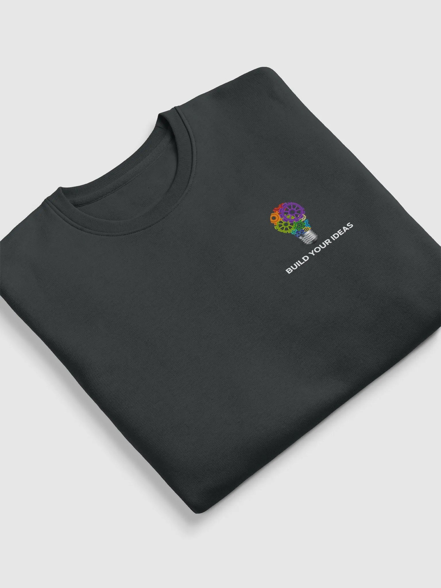 Build Your Ideas Crewneck Sweatshirt Black product image (5)