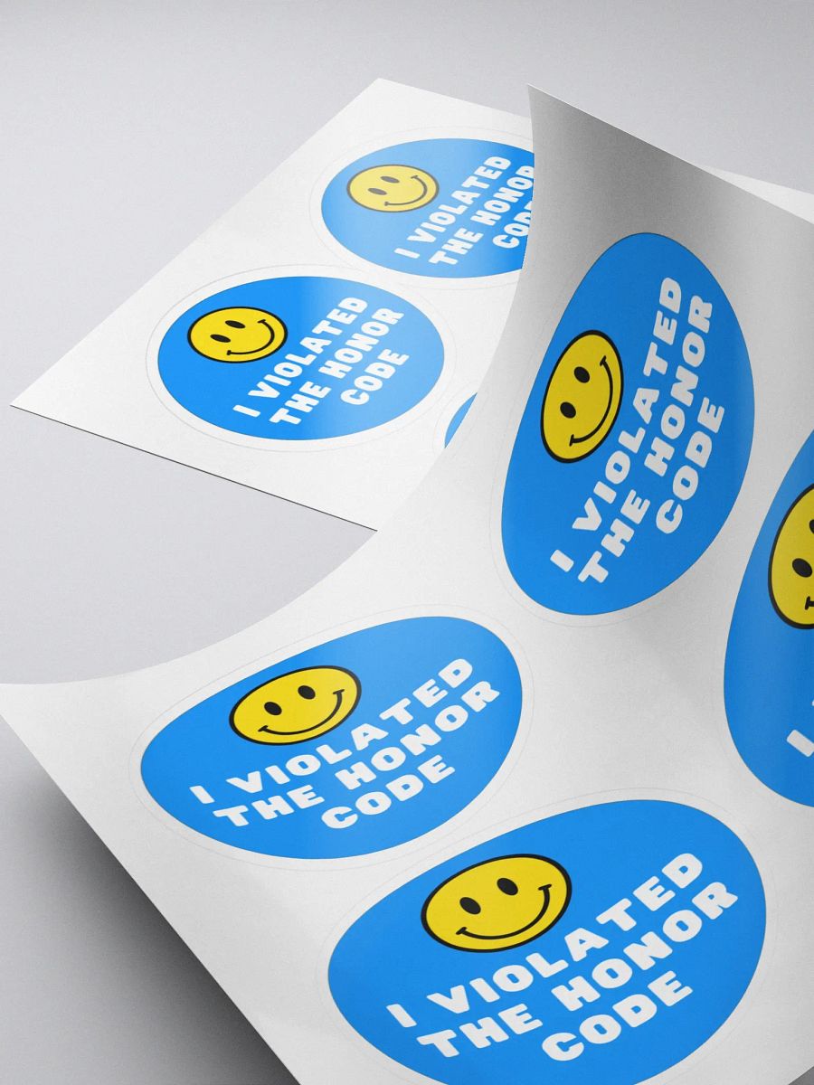I Violated the Honor Code - Sticker product image (4)