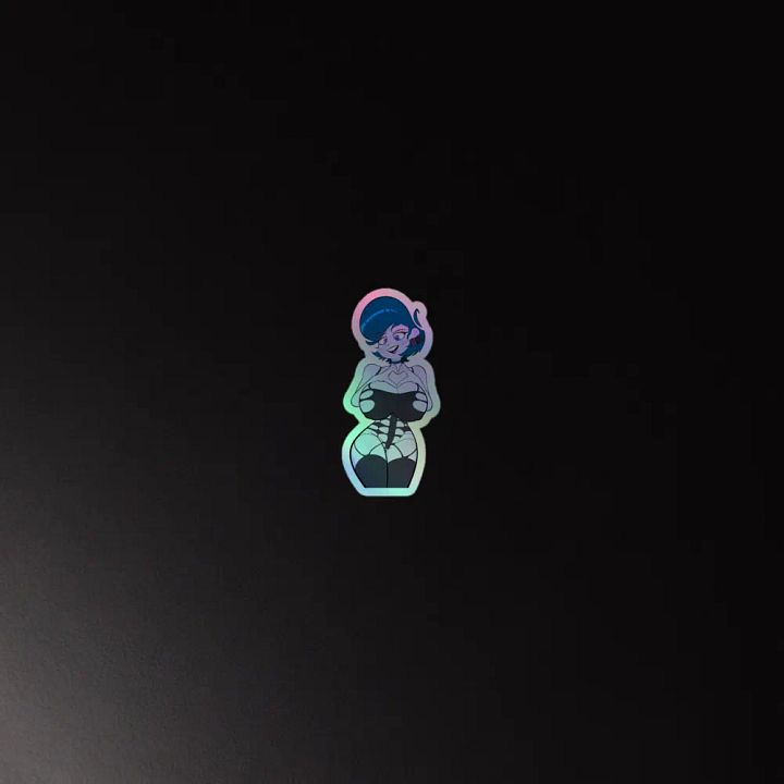 Goth C4ndy Valentine Sticker Holographic product image (4)
