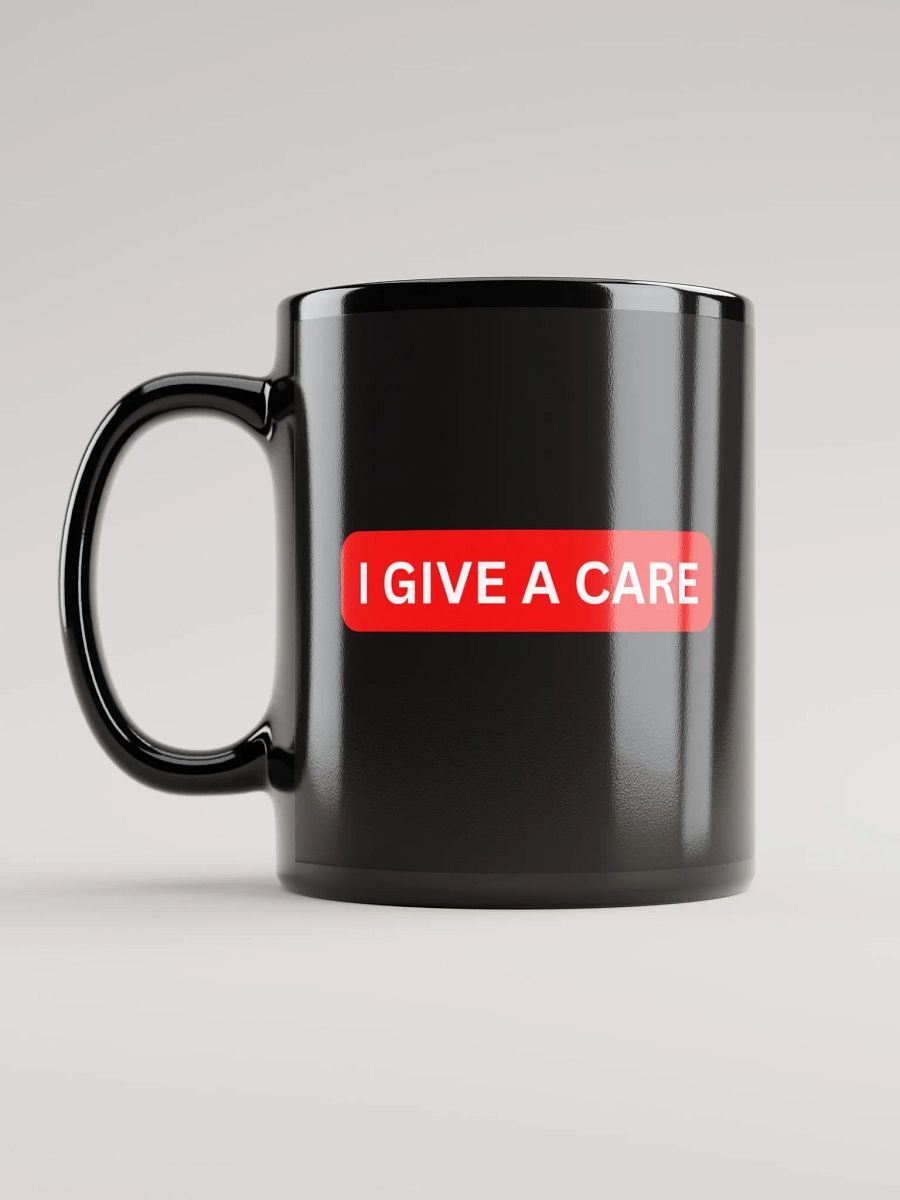 I Give a Care Kellerman Mug but in black! product image (6)