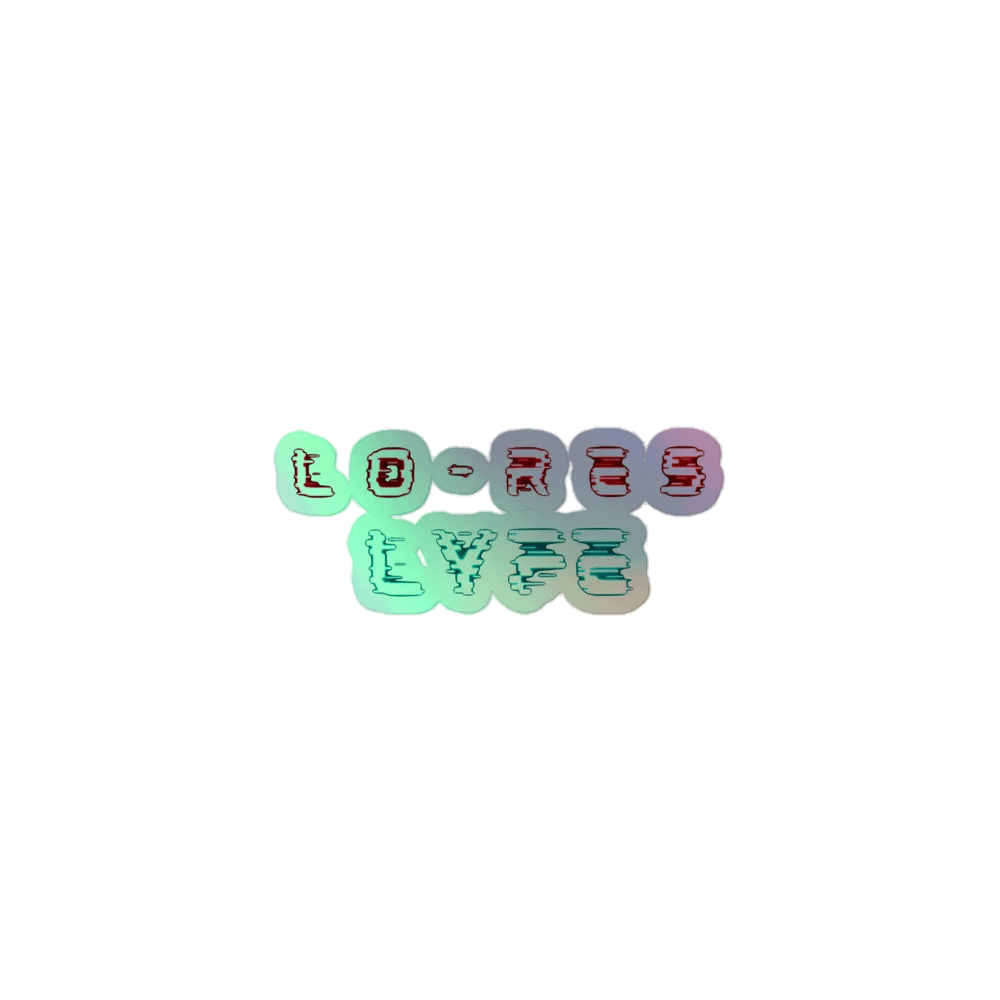 Glitchy Life Holographic Sticker Set product image (1)