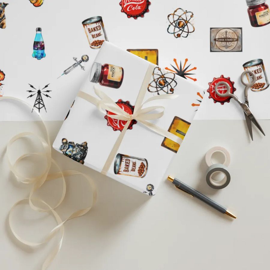 Wasteland-Inspired Wrapping Paper Set #fallout product image (12)