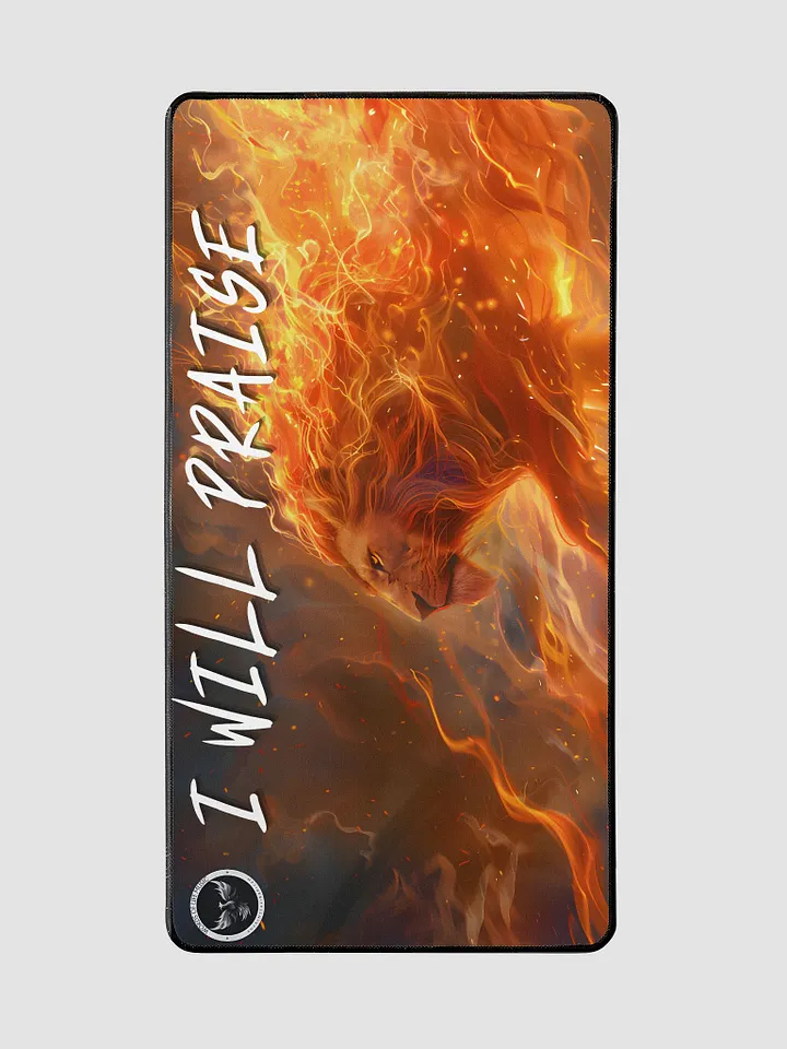 I Will Praise Desk Mat product image (2)