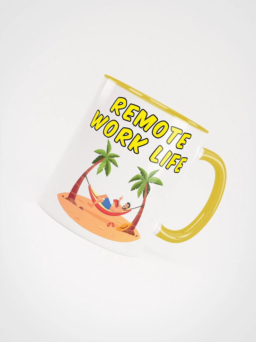 Remote Work Life Ceramic Mug product image (69)