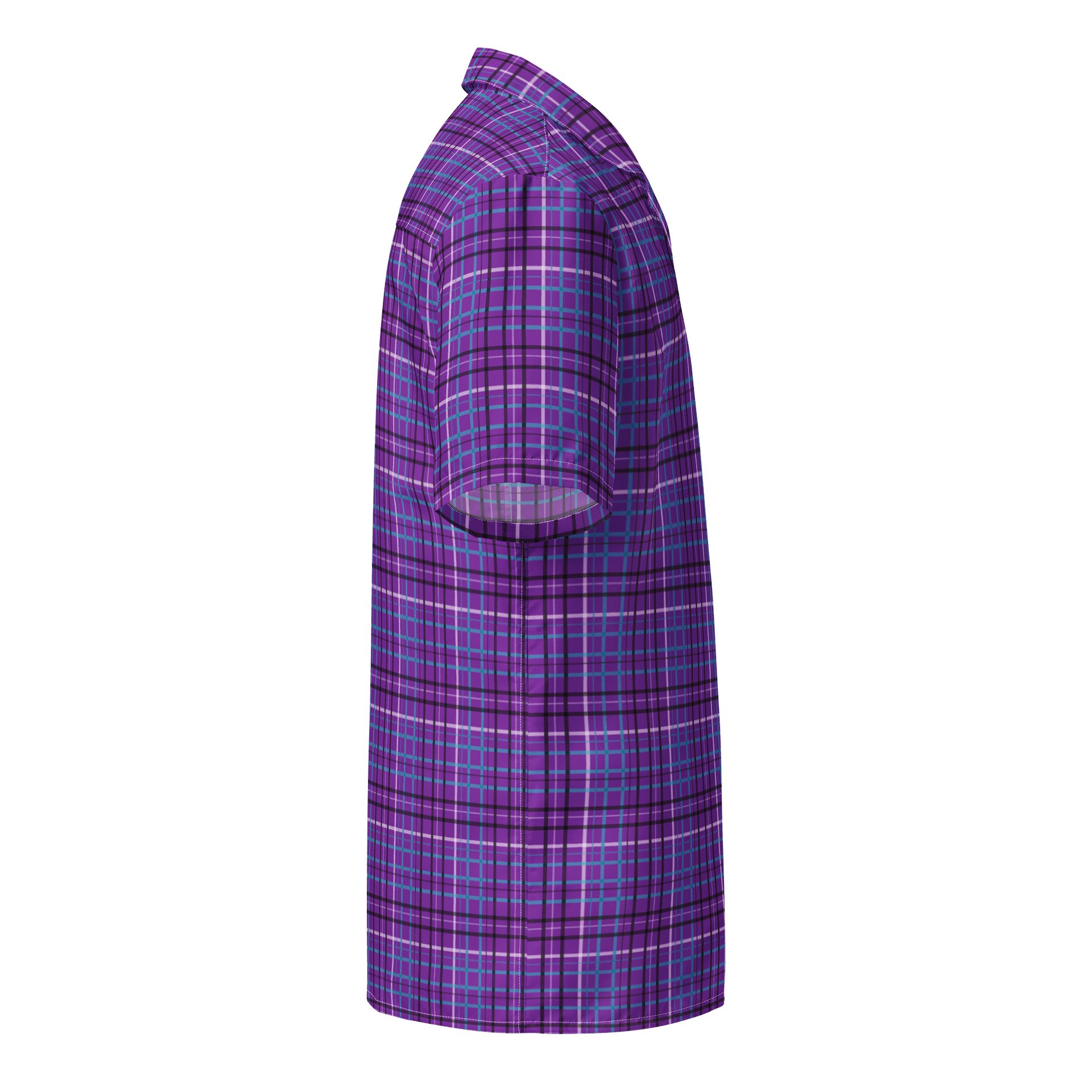 Purple Plaid Button-Up Shirt product image (4)