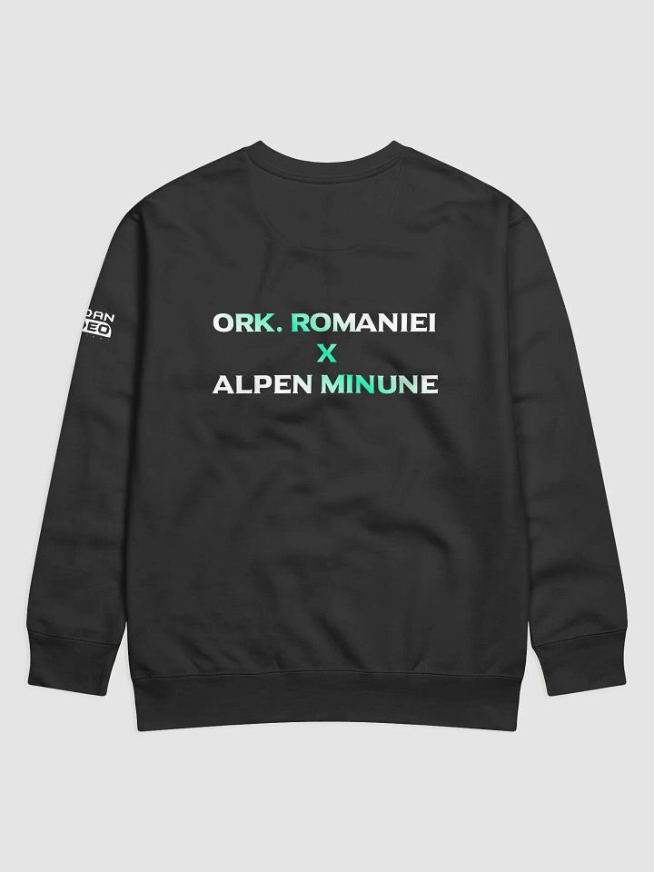 Premium Sweatshirt Black Ork. Romaniei x Alpen product image (2)