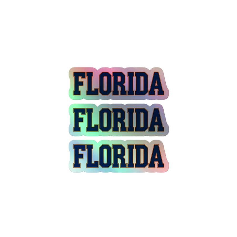 3 Florida Bold Holographic Sticker Set product image (1)