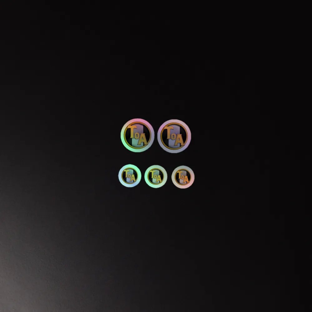 Tournament of Ages - Small Logo - Holo Sticker Sheet product image (2)