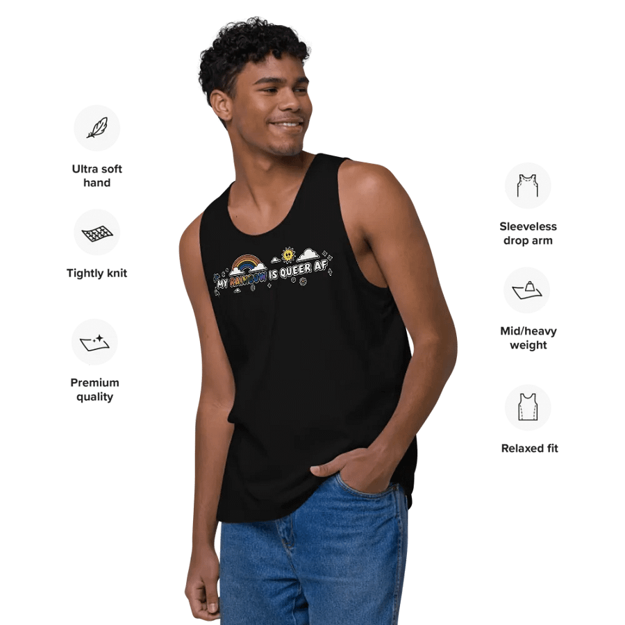 My Rainbow is Queer AF Tank Top product image (17)