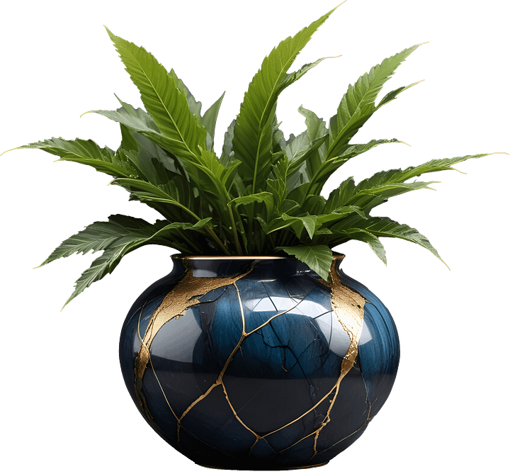 Majestic Wabi-Sabi -Style Planter PNG product image (1)