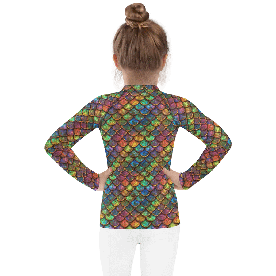 Wild Dragon Scale Kids Rash Guard #1 product image (4)