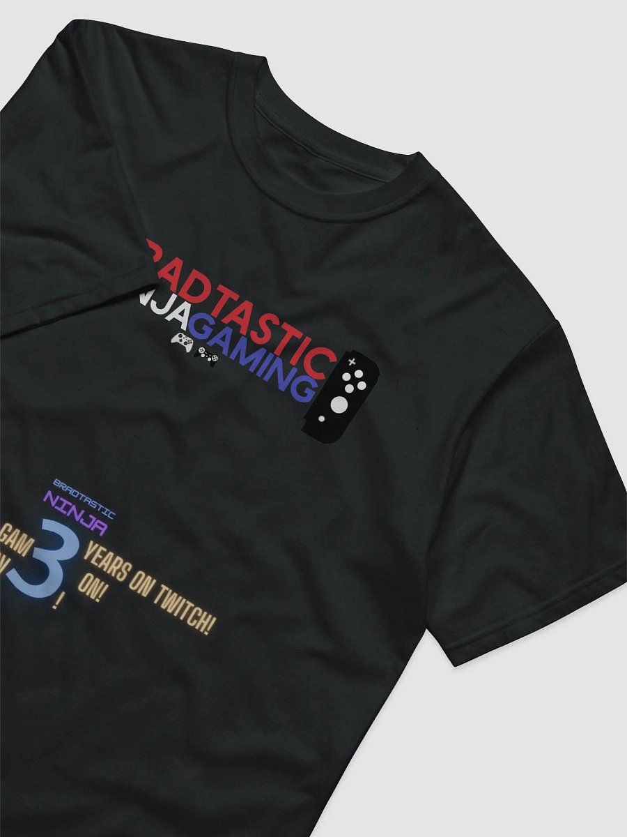 Make-a-wish 2023 Bradtastic Thanks t-shirt - 3 Years on Twitch Edition product image (3)
