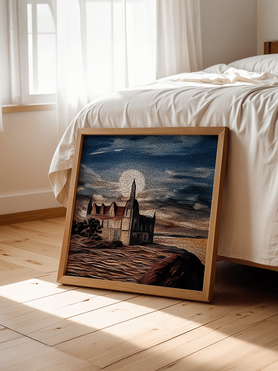 Kronborg castle - Oil painting - Square product image (1)