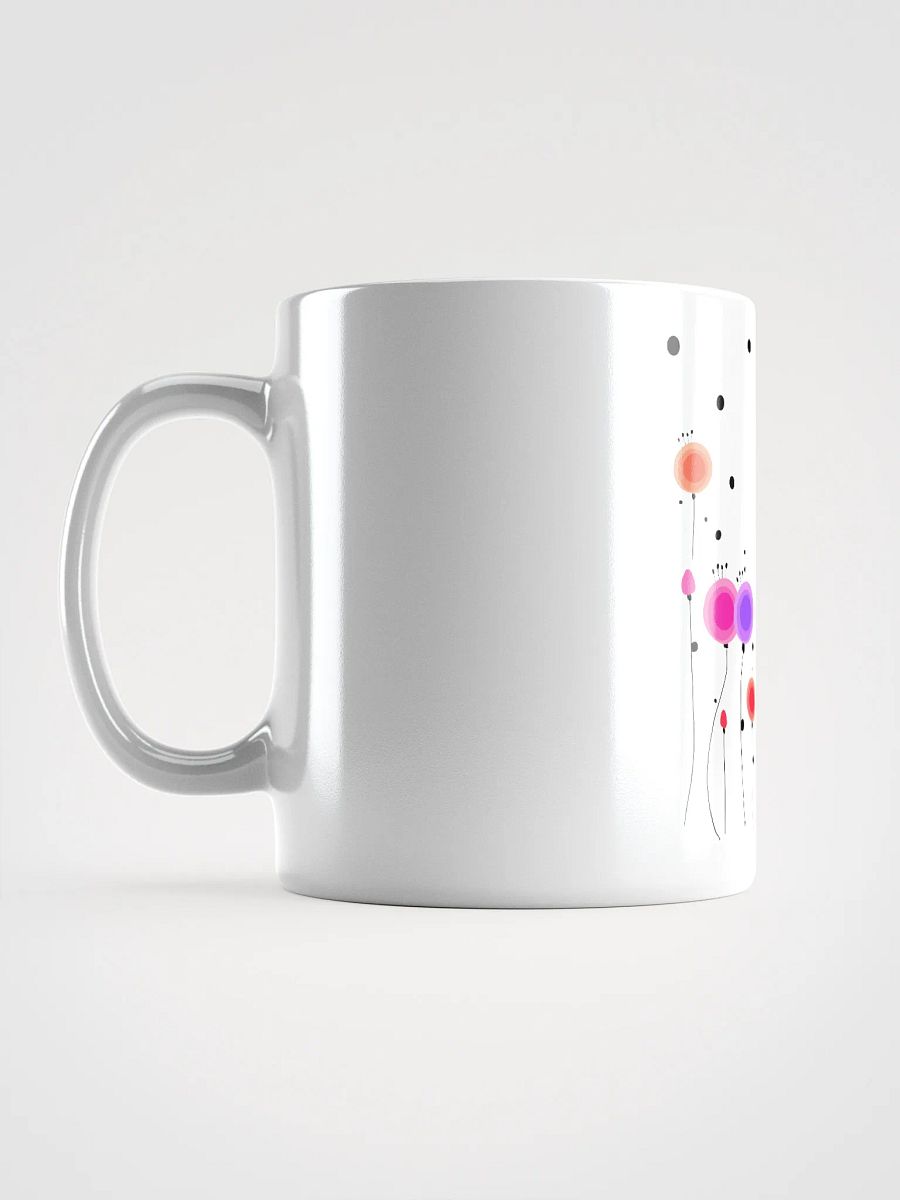 Floral Fusion White Glossy Mug product image (16)