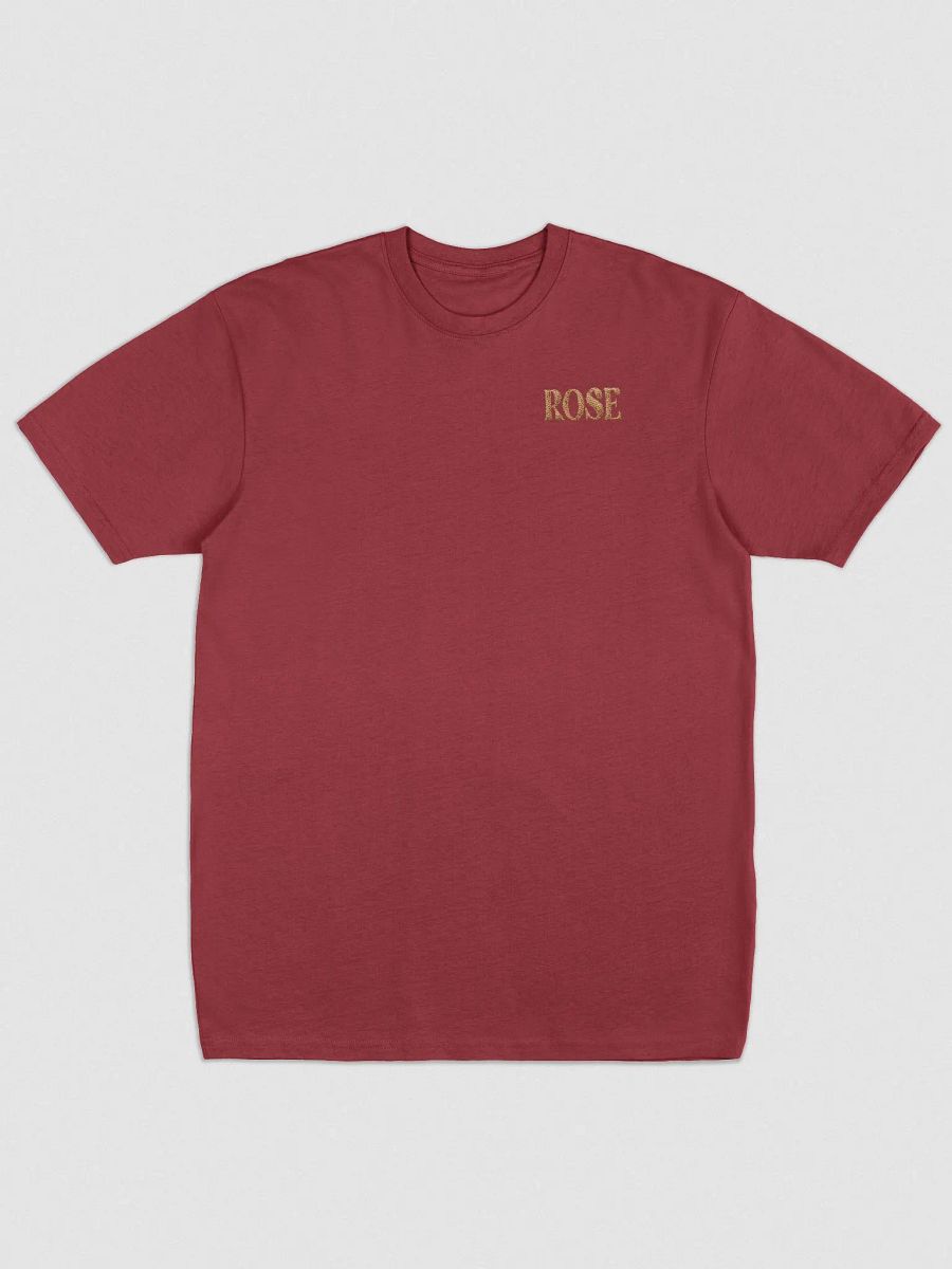 Embroidered simple Rose tee product image (1)