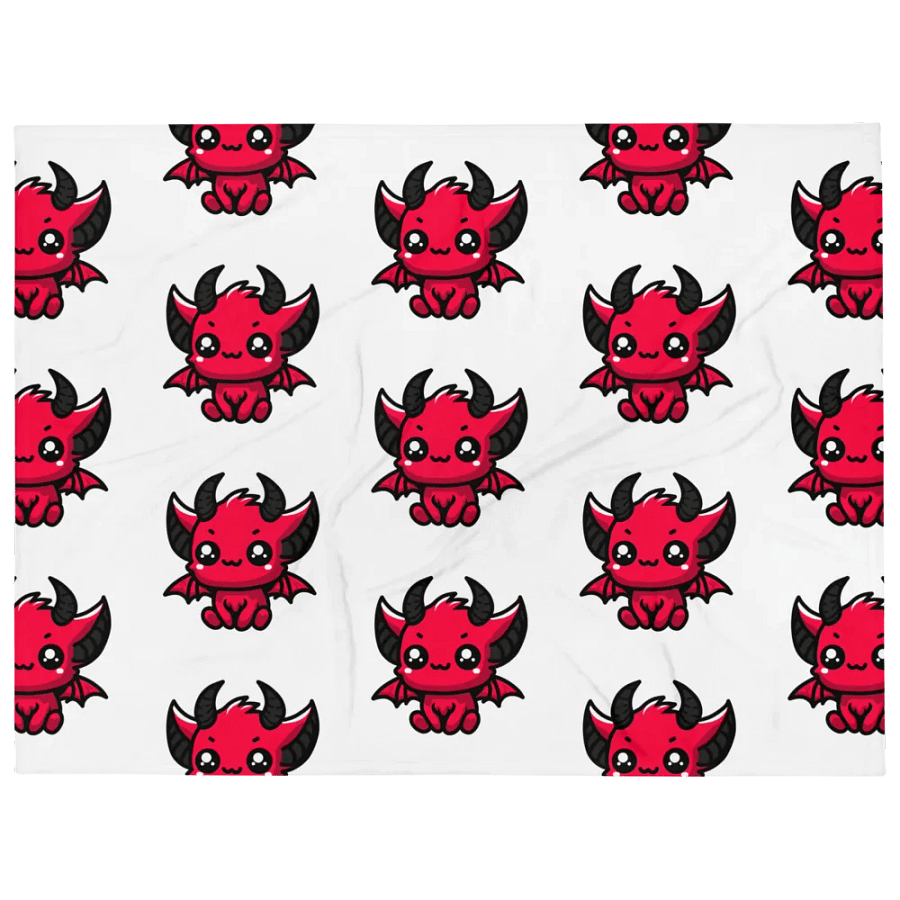 Mythical Devil Bat Throw Blanket product image (1)