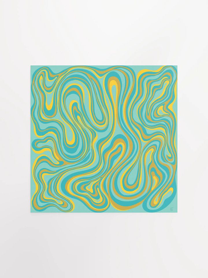 Fluid Harmony Enhanced Matte Poster - Stone No. 1 product image (1)