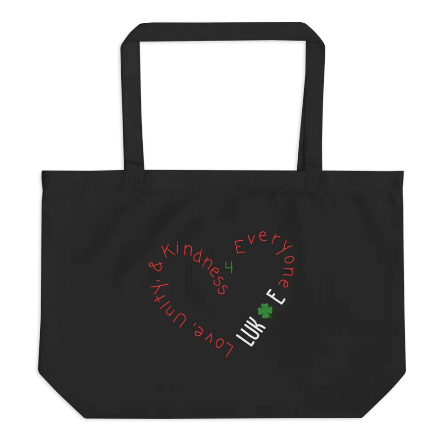 Unity Heart Organic Tote Bag product image (1)