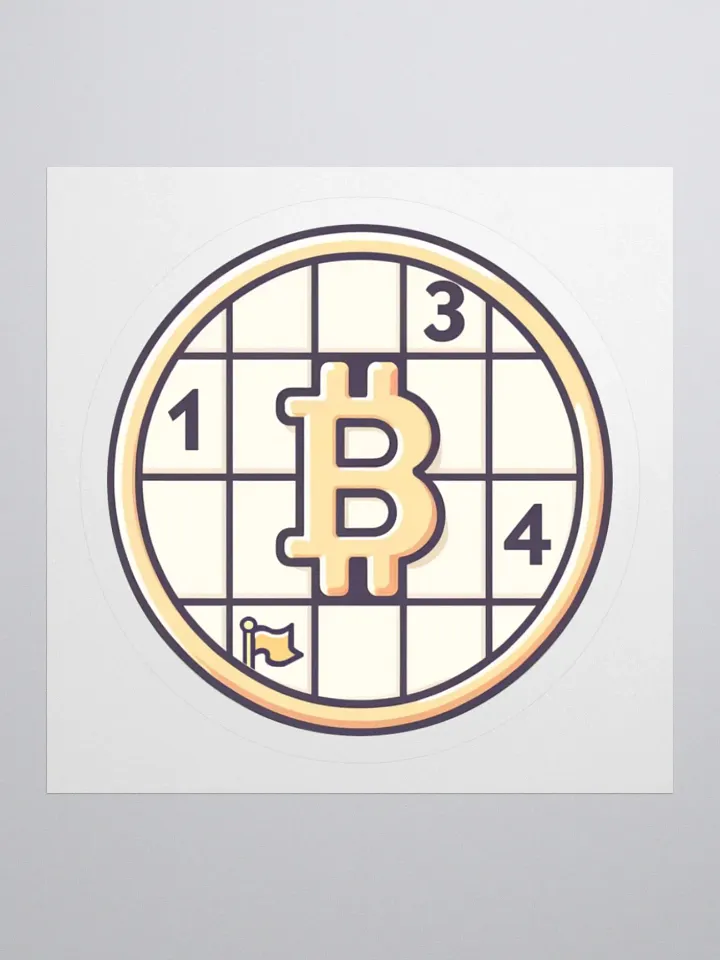 Bitcoin Deminer Sticker product image (3)