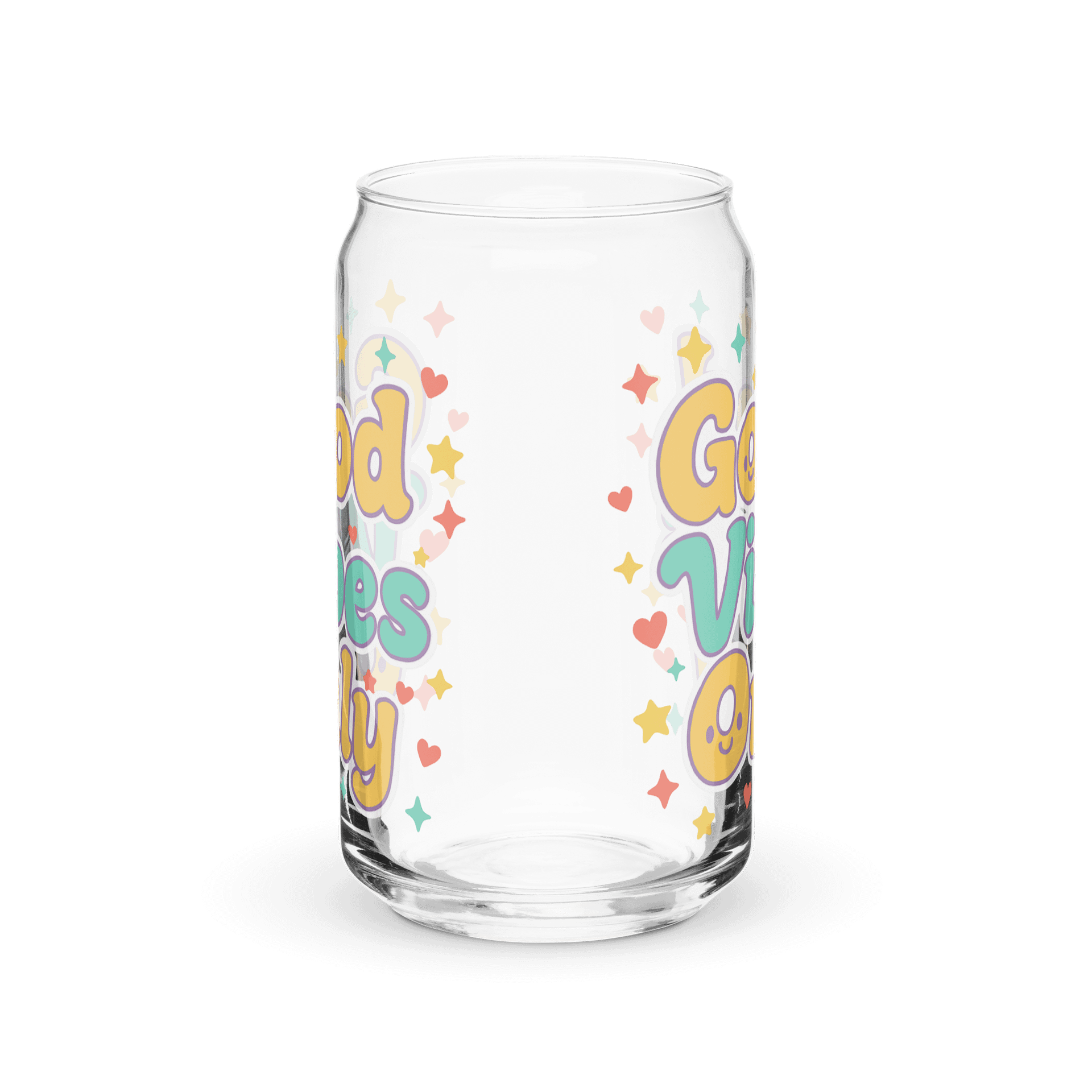 Good Vibes Only Can-Shaped Glass product image (2)