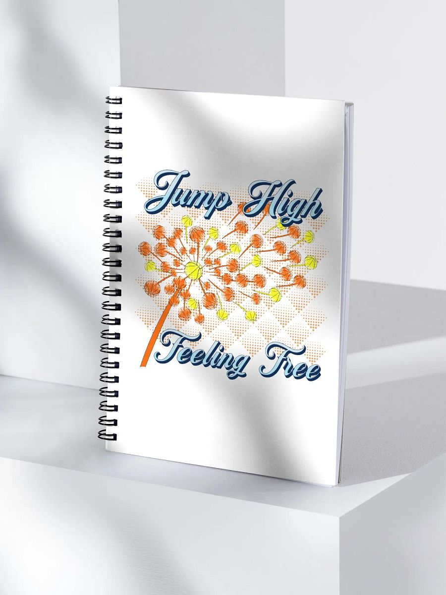 Dandelion Basketball Jump High Feeling Free Spiral Notebook product image (1)